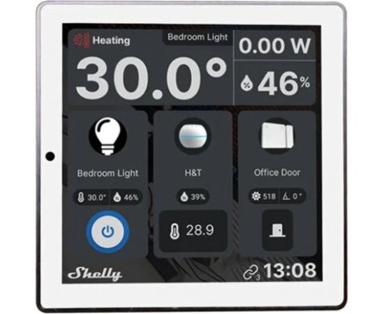 Shelly Wall Display, control panel (white)