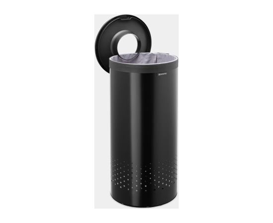 BRABANTIA Veļas grozs, 35L, Matt Black - 242342