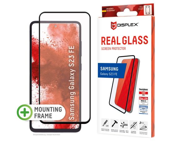 Samsung Galaxy S23 FE Full Cover 3D Glass By Displex Black