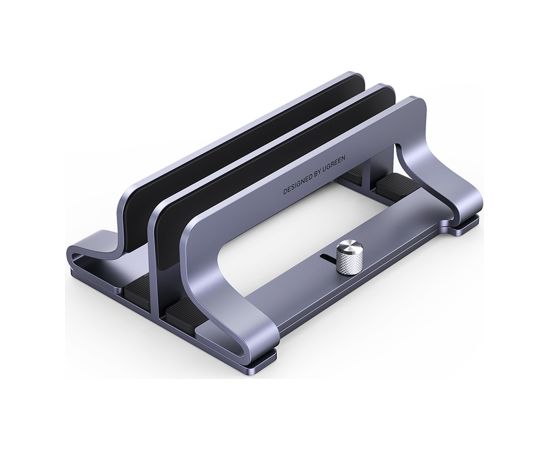 Ugreen алюминиевая вертикальная подставка-держатель ноутбука-планшета серебристая (LP258)