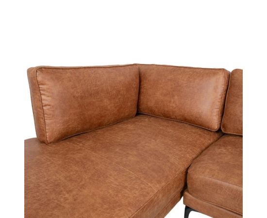 Corner sofa SOFIA LC, brown