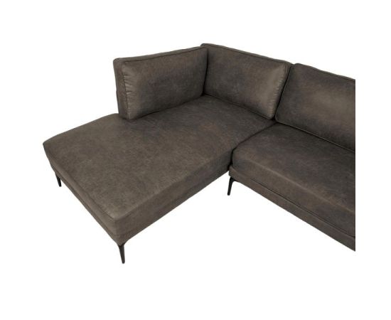 Corner sofa SOFIA LC, greenish brown