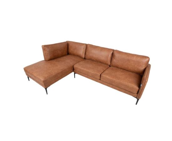 Corner sofa SOFIA LC, brown