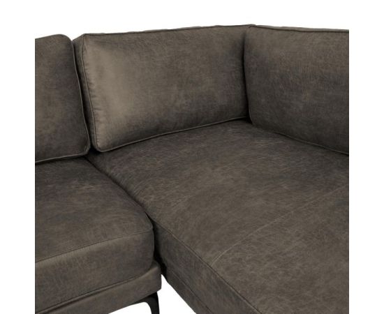 Corner sofa SOFIA RC, greenish brown