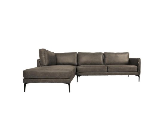 Corner sofa SOFIA LC, greenish brown