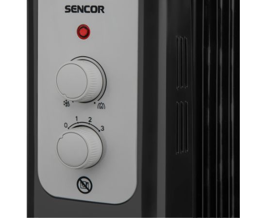 Electric oil filled radiator Sencor SOH3311BK