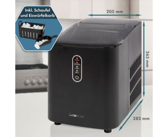 Clatronic EWB3798 Black Ice cube maker ledus gabaliņu mašīna