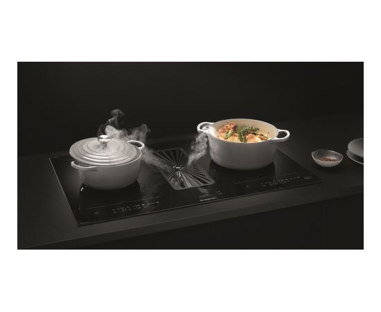 Induction cooking with integrated hood De Dietrich DPI7888BH