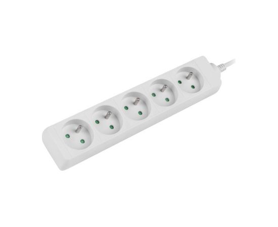 LANBERG POWER STRIP 1.5M WHITE, 5X 230V PL