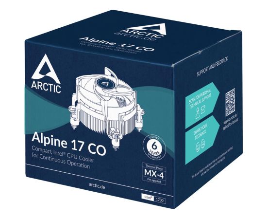 CPU COOLER S1700/ACALP00041A ARCTIC