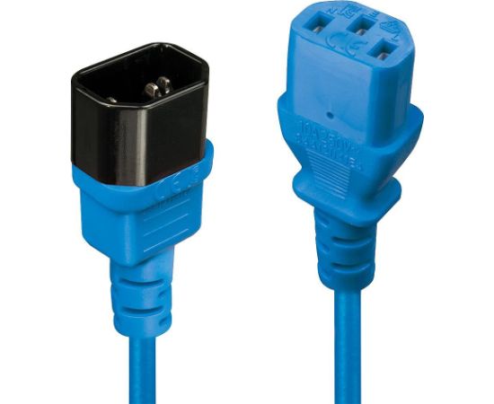 CABLE POWER IEC EXTENSION 0.5M/BLUE 30470 LINDY