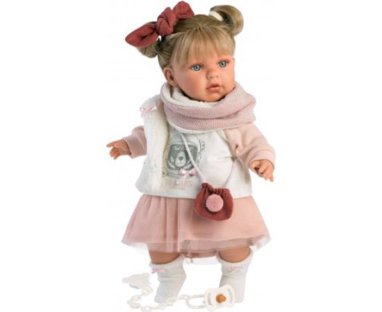Llorens Lelle Julia 42 cm ar mānekli, mīkstais ķermenis Spānija LL14202 Lelles