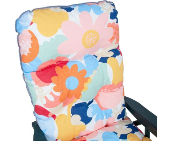 Deck chair BADEN-BADEN nordic floral pad