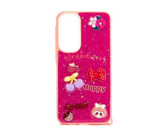 iLike Samsung  Galaxy A35 EPOXY CARTOON COVER Rose Red