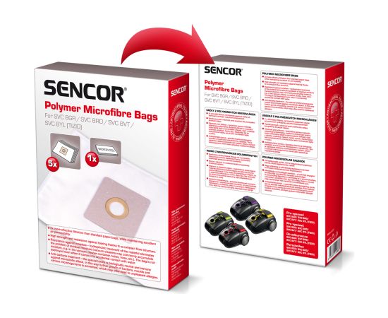 Micro fiber bags Sencor SVC8