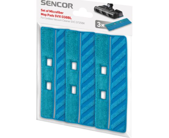 Set of mops for the SVC0725BK SENCOR SVX038BL