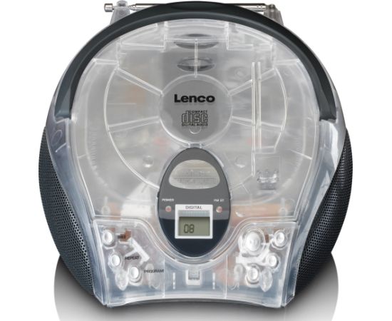 Portable stereo FM radio with CD player Lenco SCD24TR