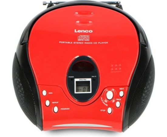 Portable stereo FM radio with CD player Lenco SCD24R