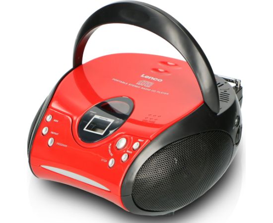 Portable stereo FM radio with CD player Lenco SCD24R