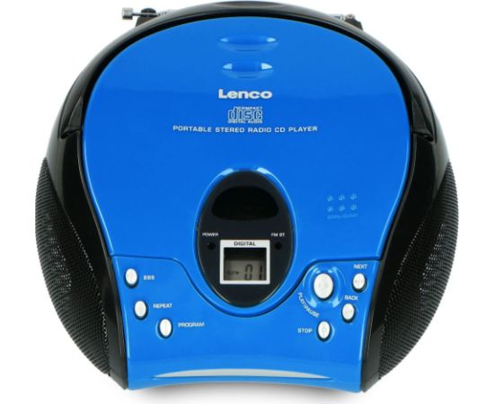 Portable stereo FM radio with CD player Lenco SCD24BB