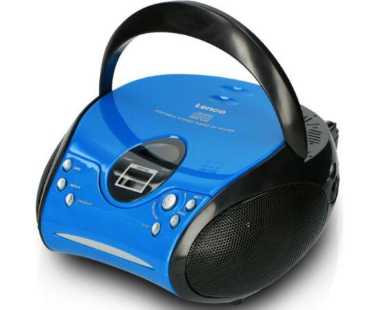 Portable stereo FM radio with CD player Lenco SCD24BB