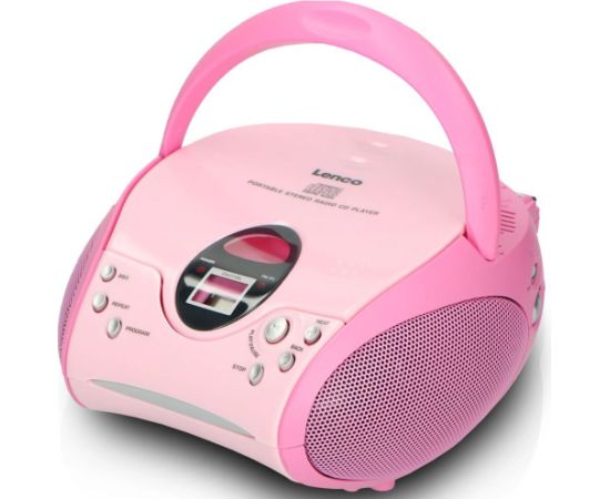 Portable stereo FM radio with CD player Lenco SCD24P