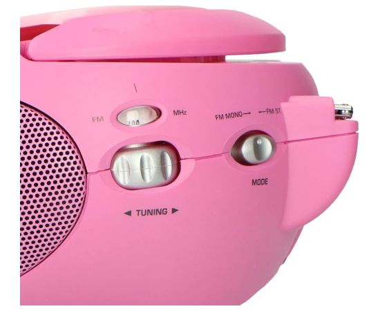 Portable stereo FM radio with CD player Lenco SCD24P