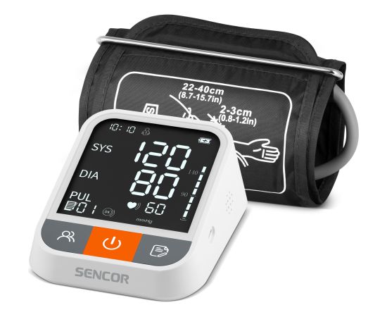 Digital blood pressure monitor Sencor SBP1500WH, Bluetooth + WiFi