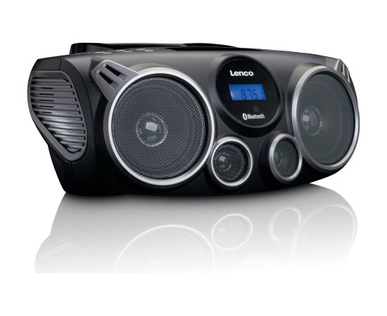 Portable Bluetooth/CD/FM radio, black Lenco SCD100BK