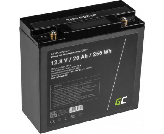 Green Cell CAV07 vehicle battery Lithium Iron Phosphate (LiFePO4) 20 Ah 12.8 V Marine / Leisure
