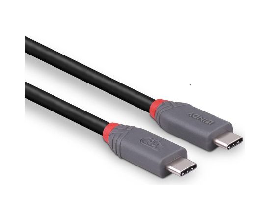 CABLE USB4 240W TYPE C 0.8M/40GBPS ANTHRA LINE 36956 LINDY