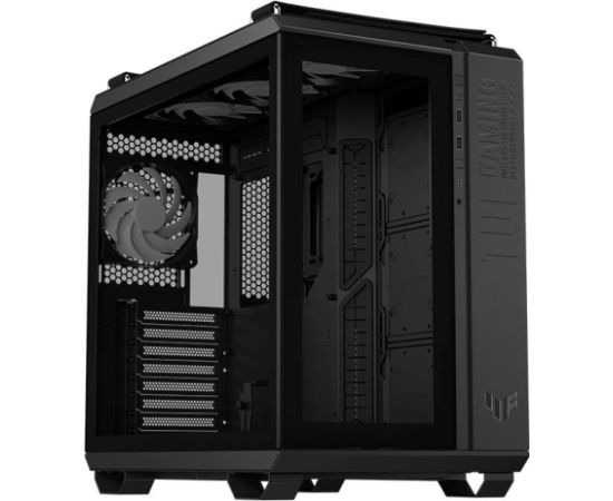 Case ASUS GT502 PLUS/BLK/TG / TUF GAMING MidiTower Not included ATX MicroATX MiniITX Colour Black GT502PLUS/BLK/TG/TUFGAM