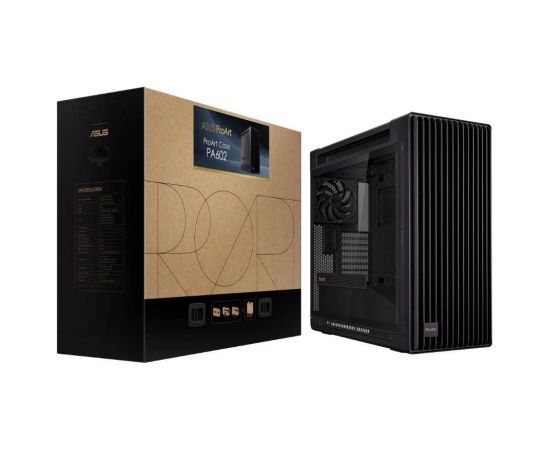 Case ASUS PA602 MidiTower Case product features Transparent panel Not included ATX EATX MicroATX MiniDTX MiniITX Colour Black PROARTPA602TGARGBBLK