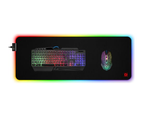 DEFENDER GAMING ULTRA LIGHT LED pad 900x350x4mm