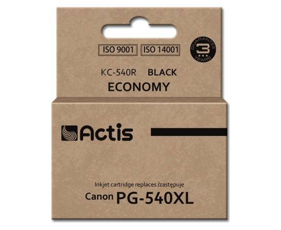 Actis KC-540R ink (replacement for Canon PG-540XL; Standard; 22 ml; black)
