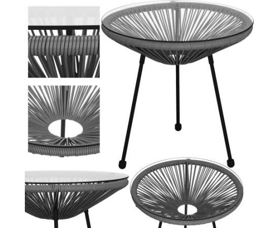 Dārza galds Springos GF0091 50 X 40 X 40 CM Dārza galdi