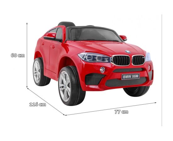 Bērnu Elektromobilis BMW X6M sarkanā