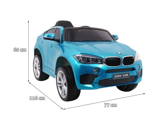 Детский Электромобиль BMW X6M голубой
