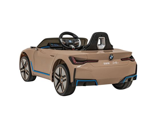 Bērnu Elektromobilis BMW I4 brūnā