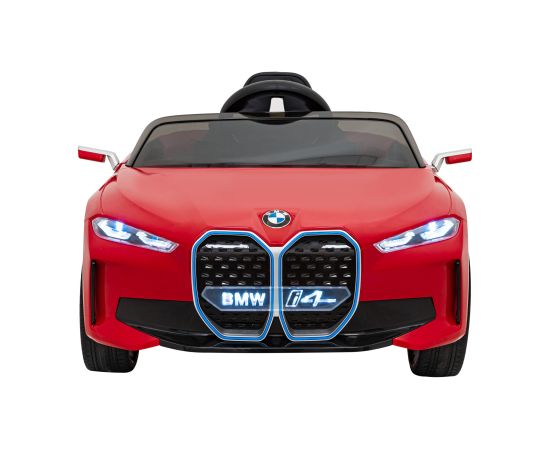 Bērnu Elektromobilis BMW I4 sarkanā