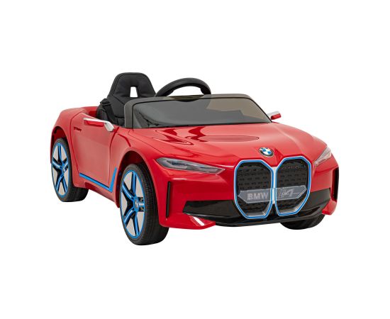 Bērnu Elektromobilis BMW I4 sarkanā