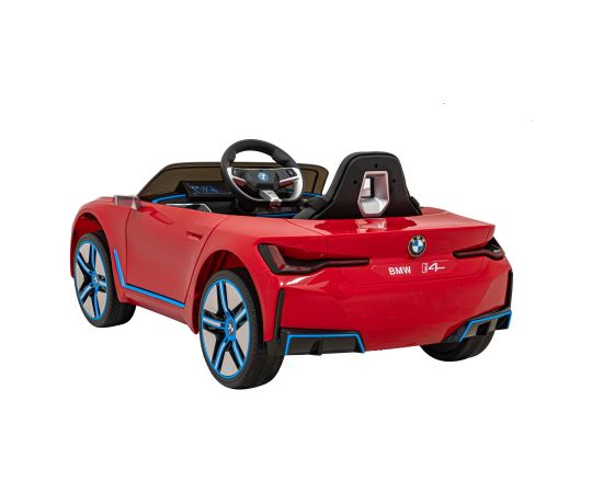 Bērnu Elektromobilis BMW I4 sarkanā