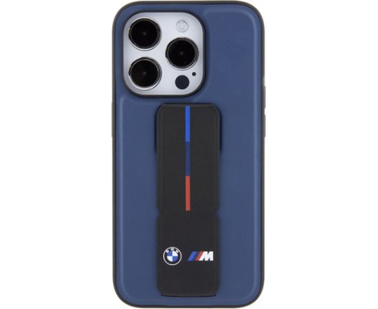 BMW BMHCP15LGSPBIV iPhone 15 Pro 6.1" granatowy|navy hardcase M Grip Stand Bicolor