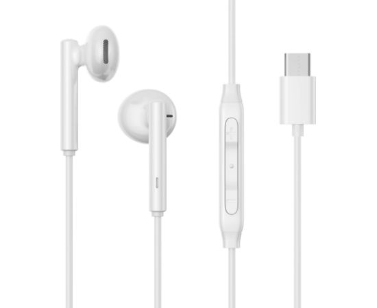 Joyroom JR-EC05 USB-C in-ear headphones - white