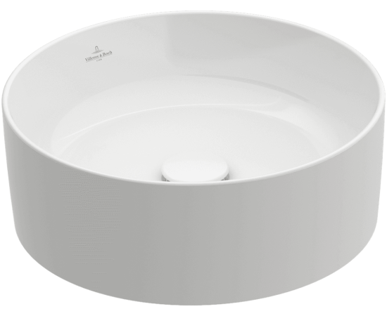 Villeroy & Boch izlietne Collaro, d=400 mm, slīpēta apakša, balta TitanCeram