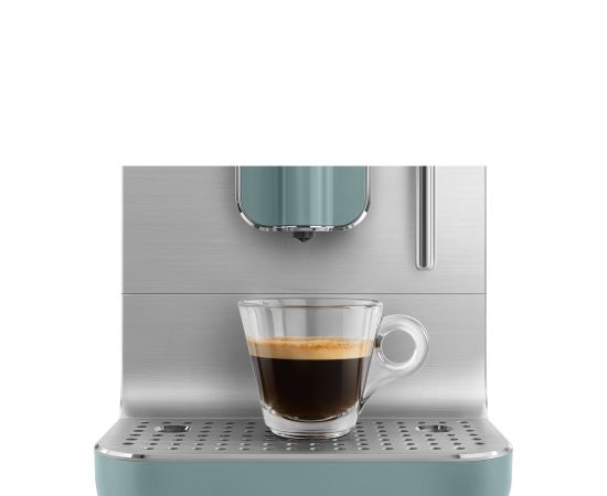 SMEG BCC12EGMEU Espresso Coffee Machine Emerald Green Matt Collezione