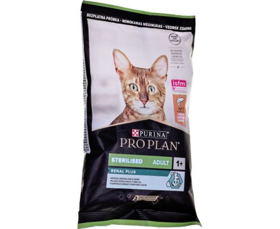 PURINA Pro Plan Sterilised Renal Salmon  - dry cat food - 100 g