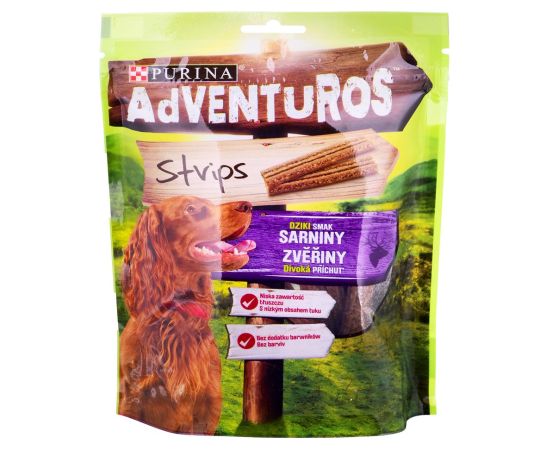 PURINA Adventuros Strips - dog treat - 90g