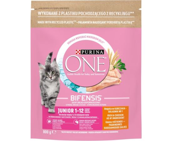 PURINA One Bifensis Junior - dry cat food - 800 g