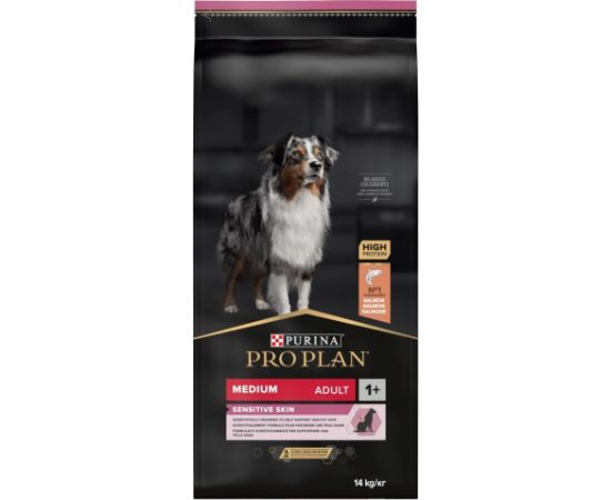 Purina Medium Adult Sensitive Skin 14 kg Salmon